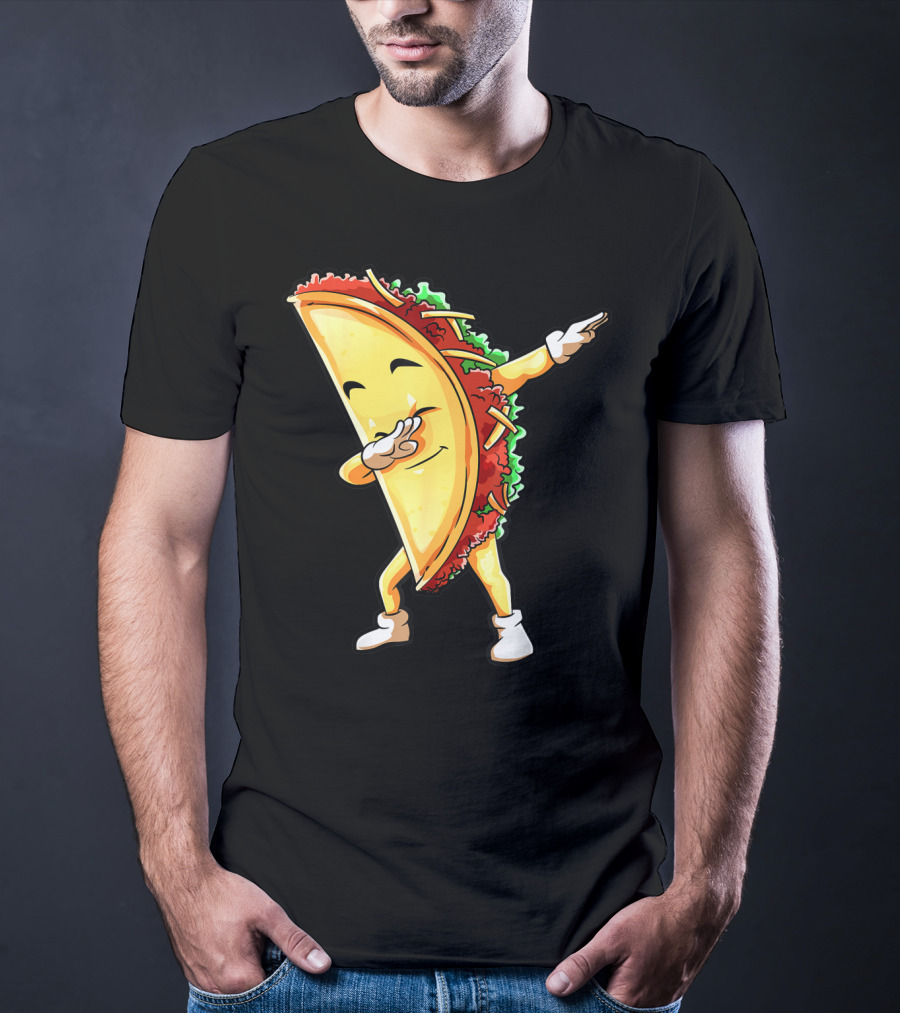 Dabbing Taco Funny Cinco De Mayo Mexican Food Lover Dab T-Shirt