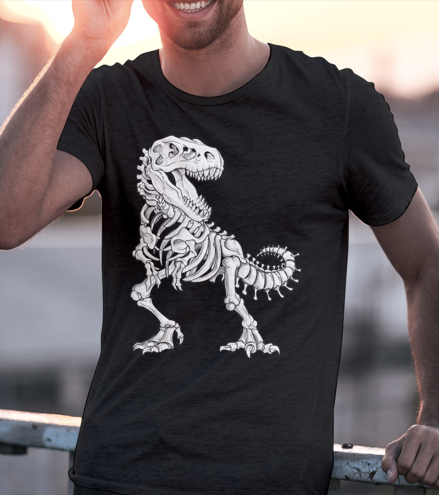 Dinosaur Skeleton T-Rex Fossil T-Shirt