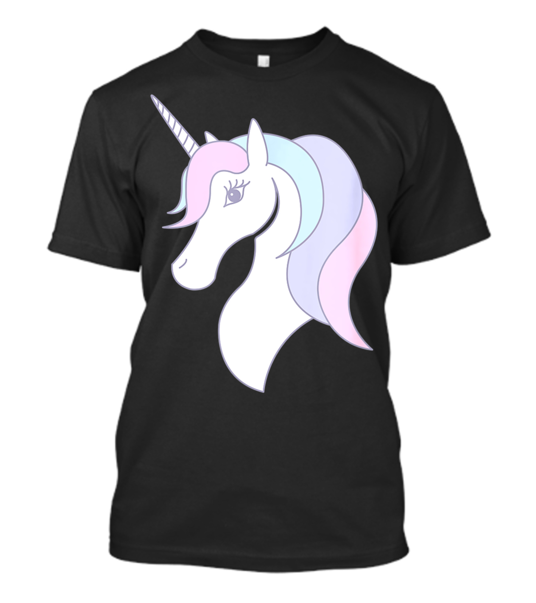 Fabulous Unicorn Pastel Colors For Women Girls T-Shirt