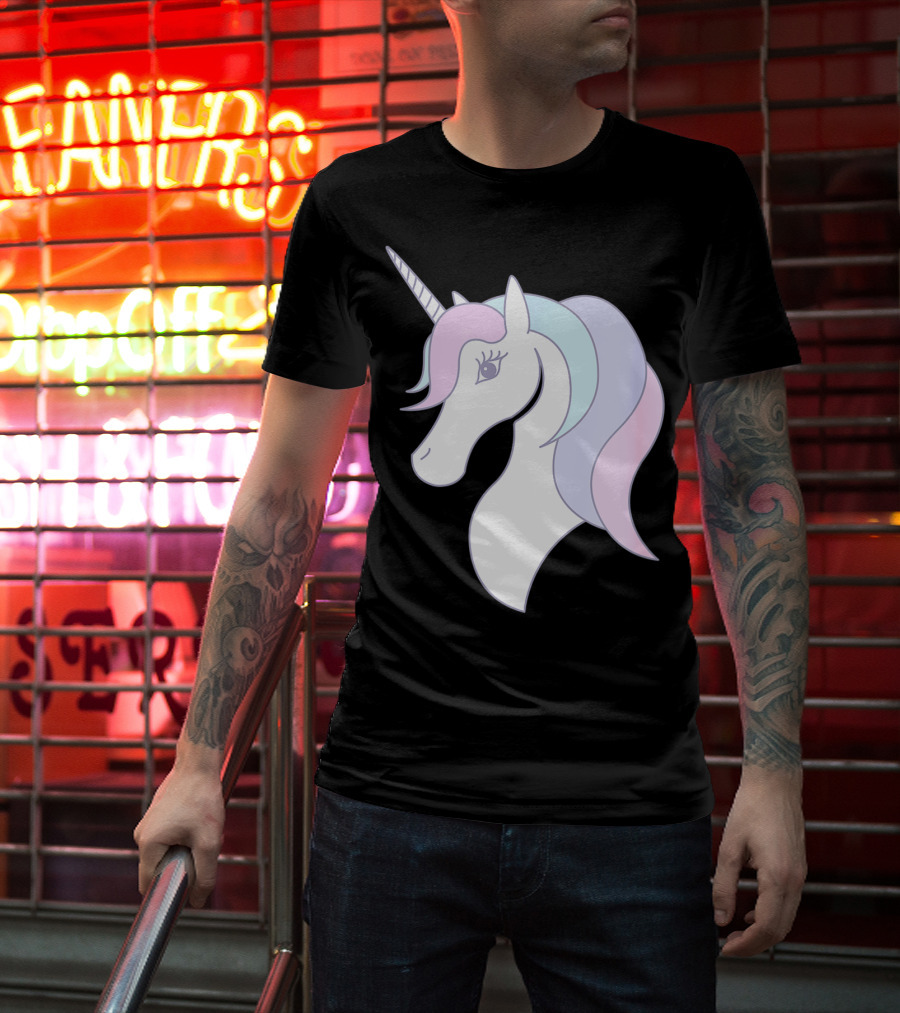 Fabulous Unicorn Pastel Colors For Women Girls T-Shirt