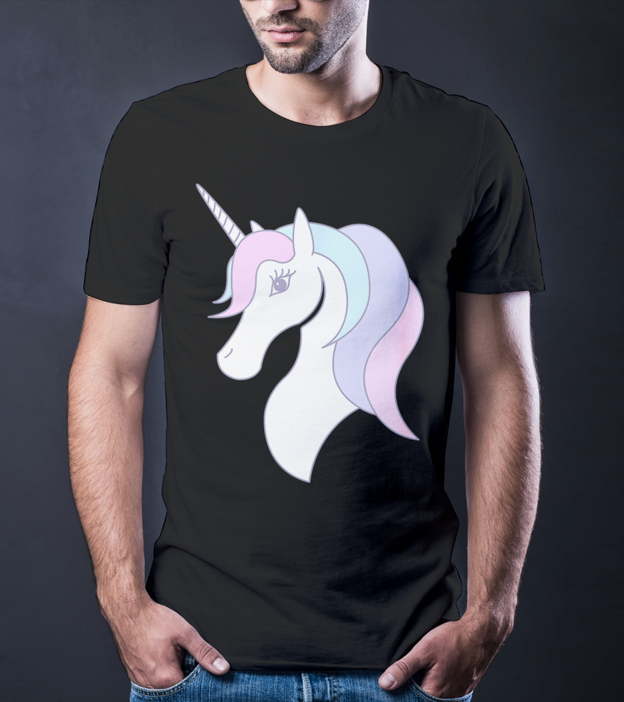 Fabulous Unicorn Pastel Colors For Women Girls T-Shirt