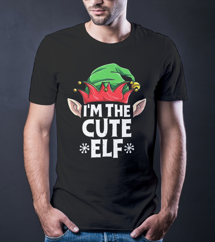 I'm The Cute Elf With Green Hat And Red Ears T-Shirt