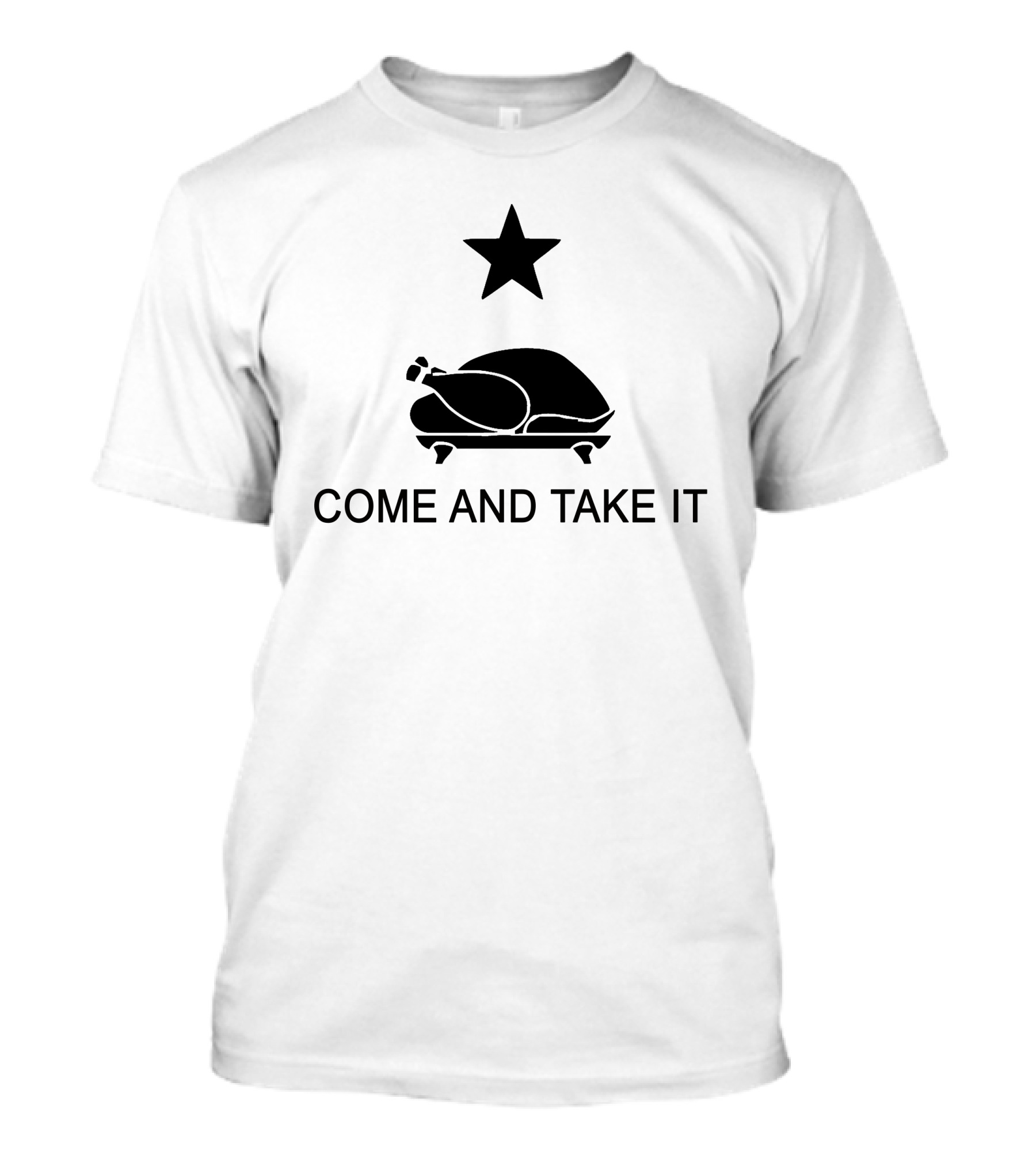 Thanksgiving Come And Take It Star Turkey T-Shirt