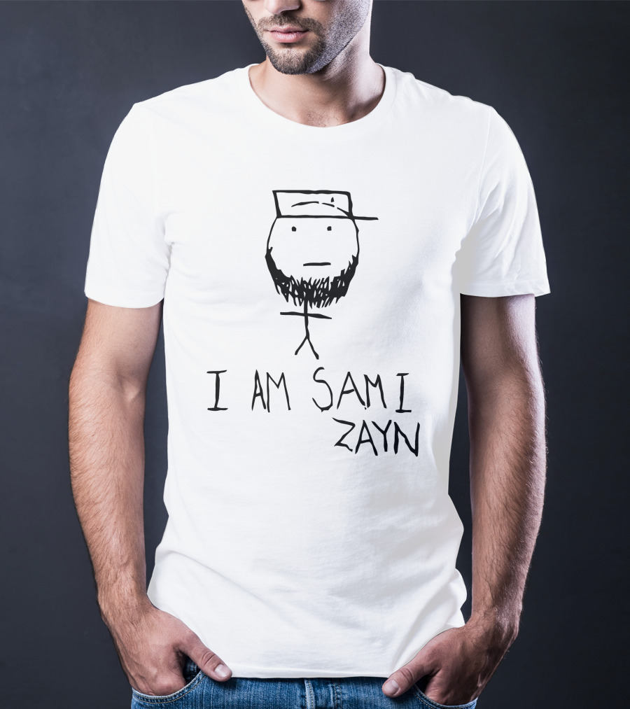 I Am Sami Zayn Stick Figure Drawing T-Shirt