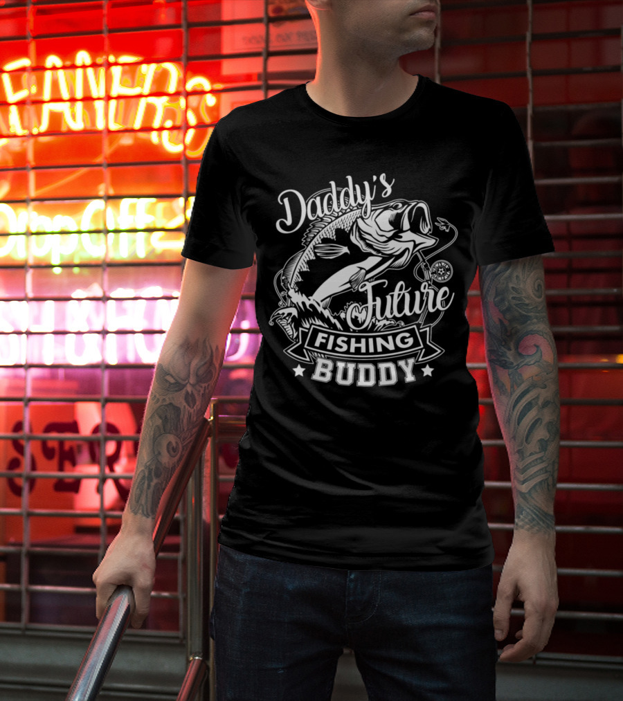 Daddy's Future Fishing Buddy Fish T-Shirt