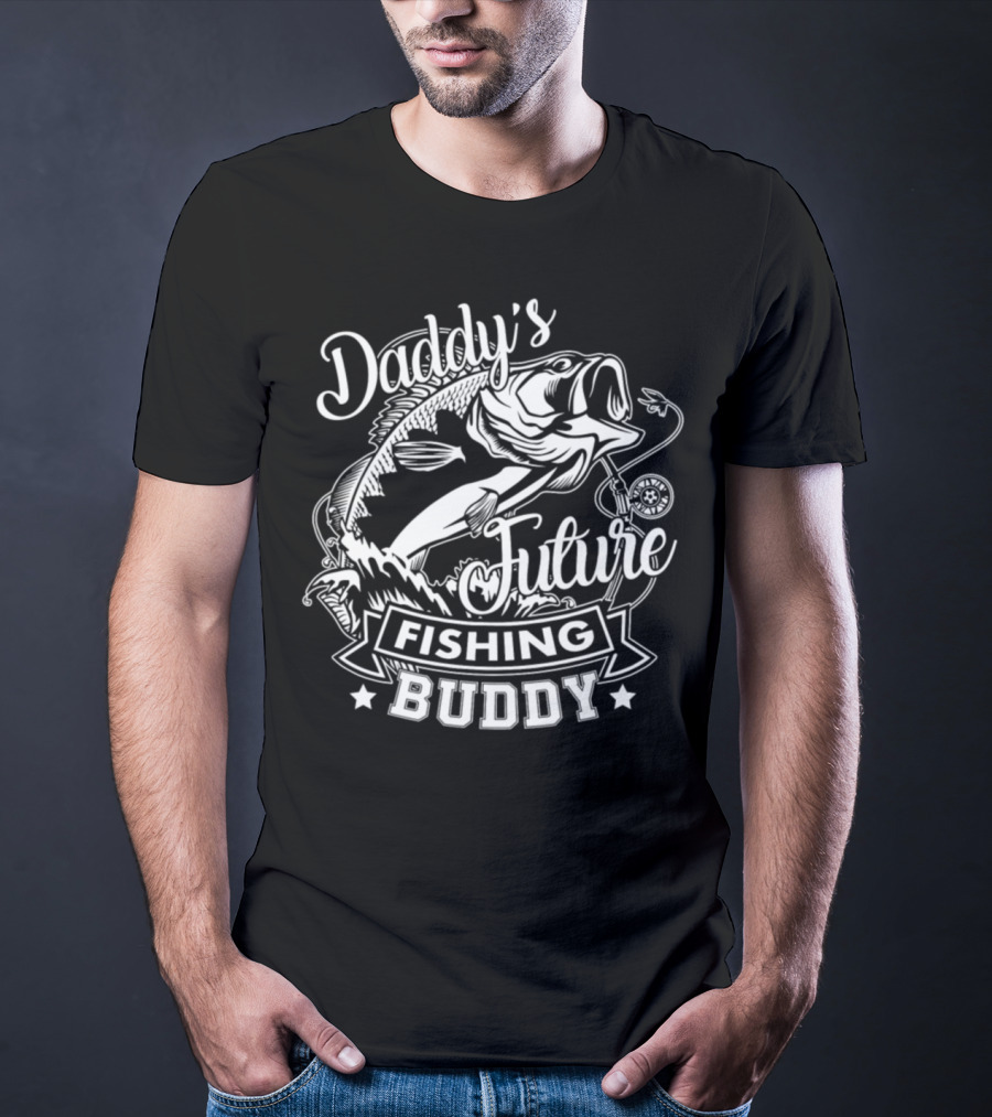 Daddy's Future Fishing Buddy Fish T-Shirt