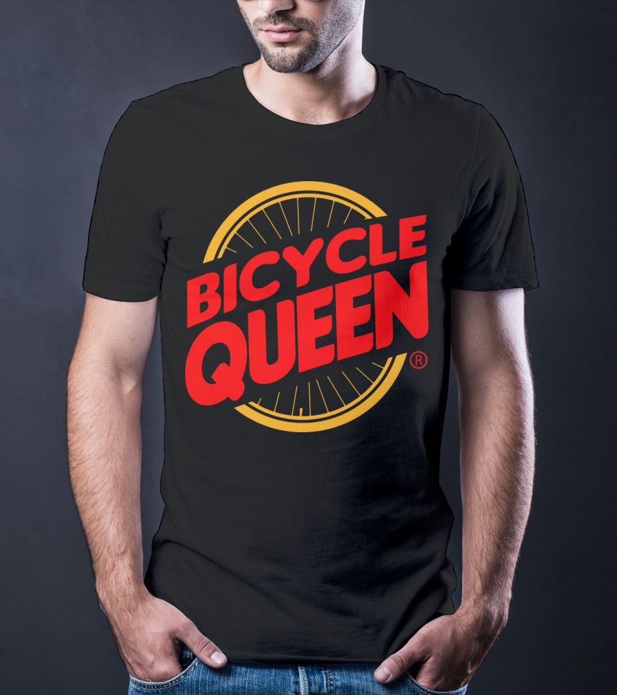 Bicycle Queen Bicycle Wheel T-Shirt
