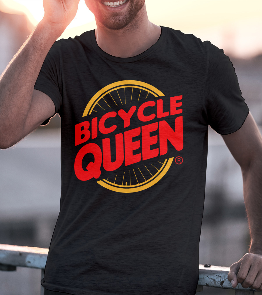 Bicycle Queen Bicycle Wheel T-Shirt