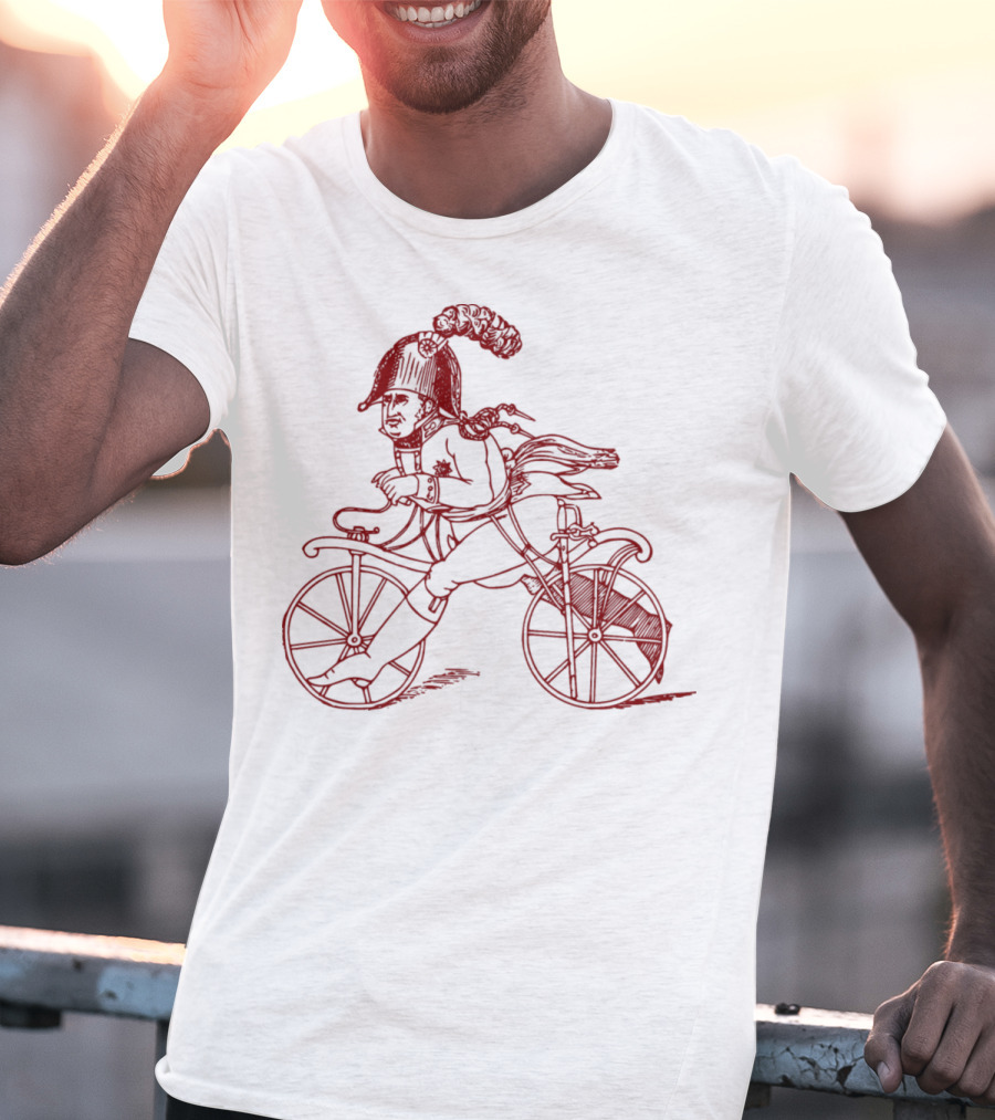 Napoleon France Bicycle Riding T-Shirt