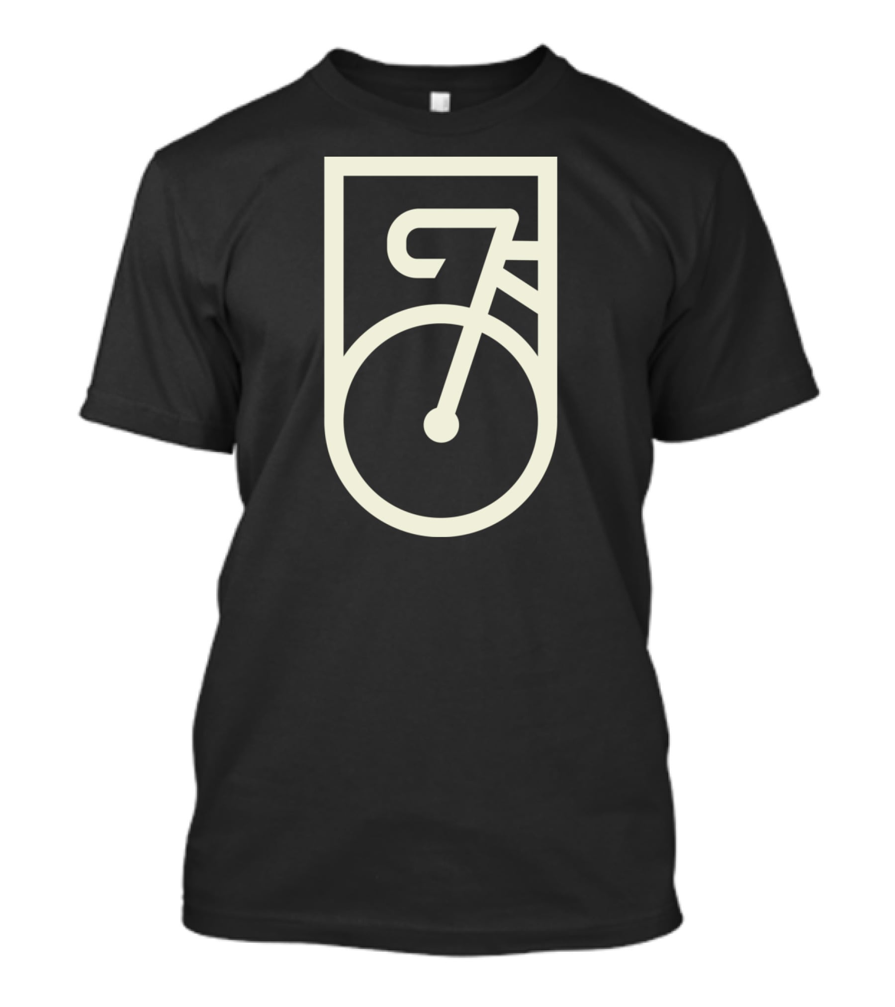 Bike Shield Icon Minimalist T-Shirt
