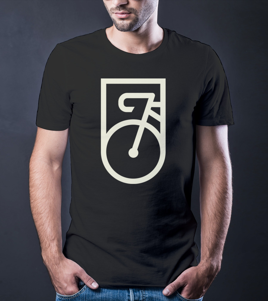 Bike Shield Icon Minimalist T-Shirt