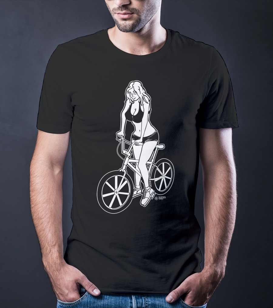 BMX Girl BustedTees T-Shirt