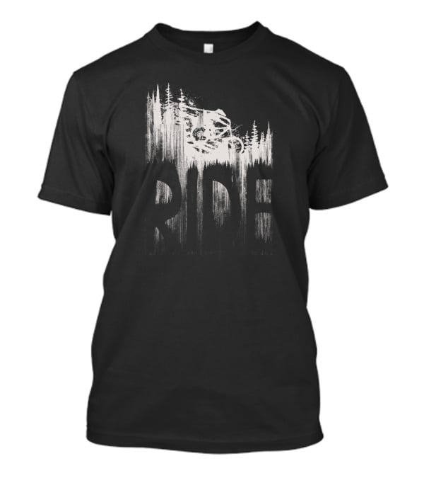 Mountain Bike Drop And Ride Forest Adventure T-Shirt