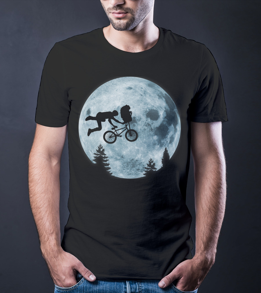 Extreme Terrestrial Moon Biking T-Shirt