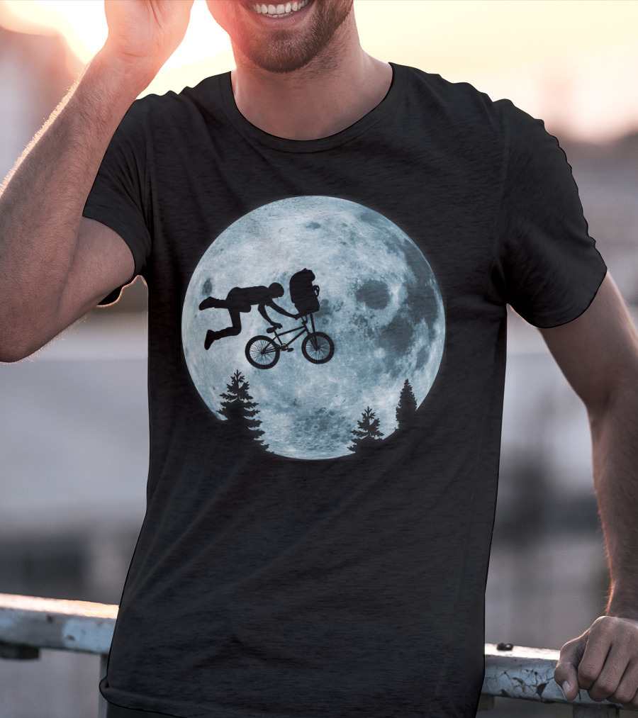 Extreme Terrestrial Moon Biking T-Shirt