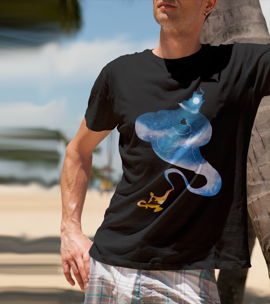 Greater Than All The Magic Lamp Sky Journey T-Shirt