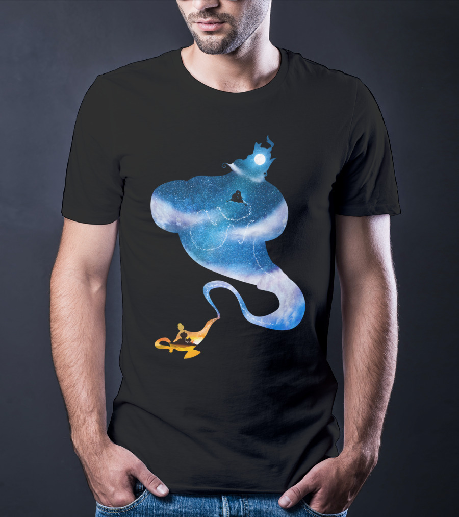 Greater Than All The Magic Lamp Sky Journey T-Shirt