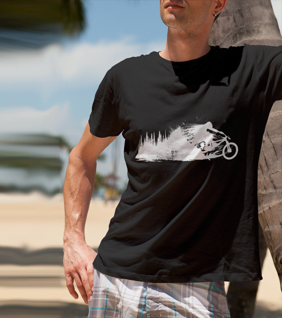 MTB Rider Forest Trail Adventure Sprint T-Shirt