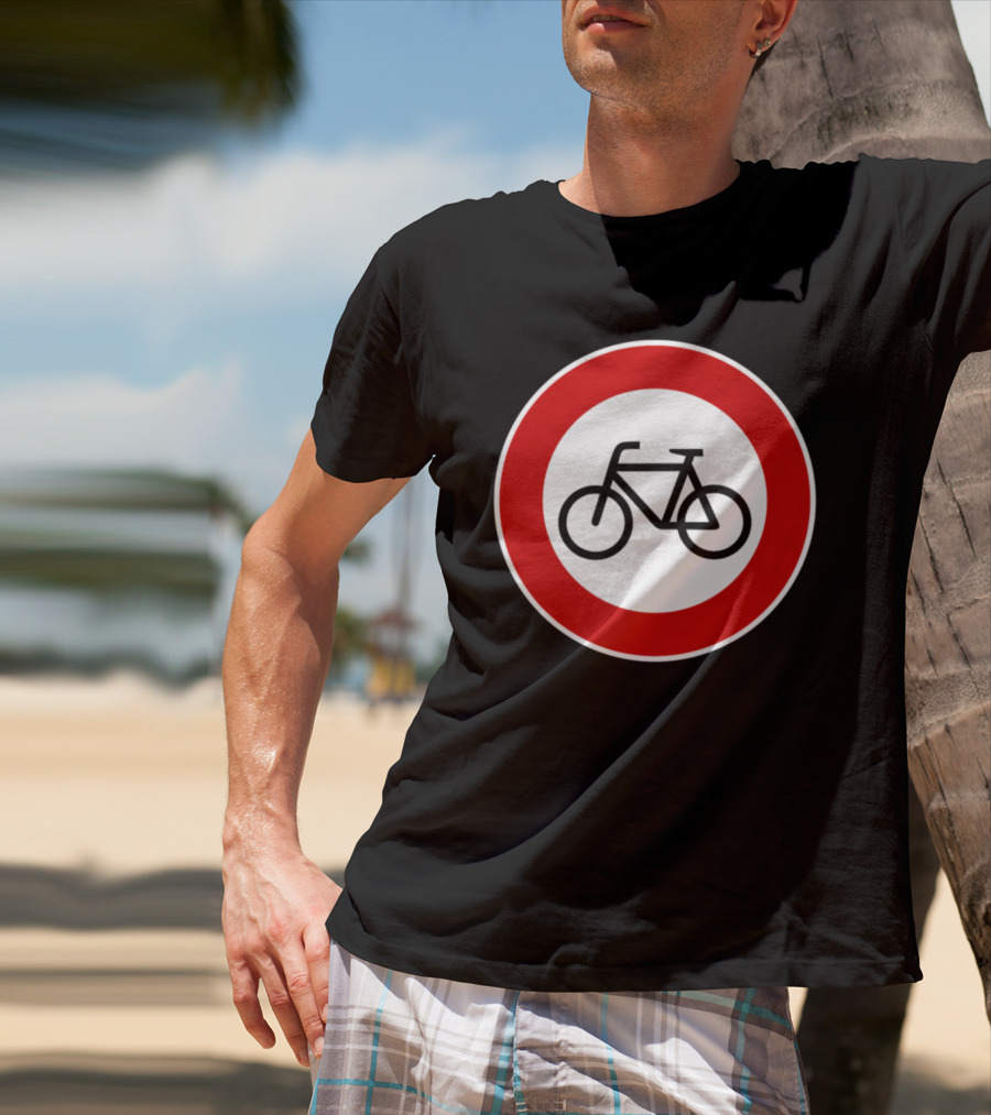 No Cyclists No Bicycles Prohibited T-Shirt