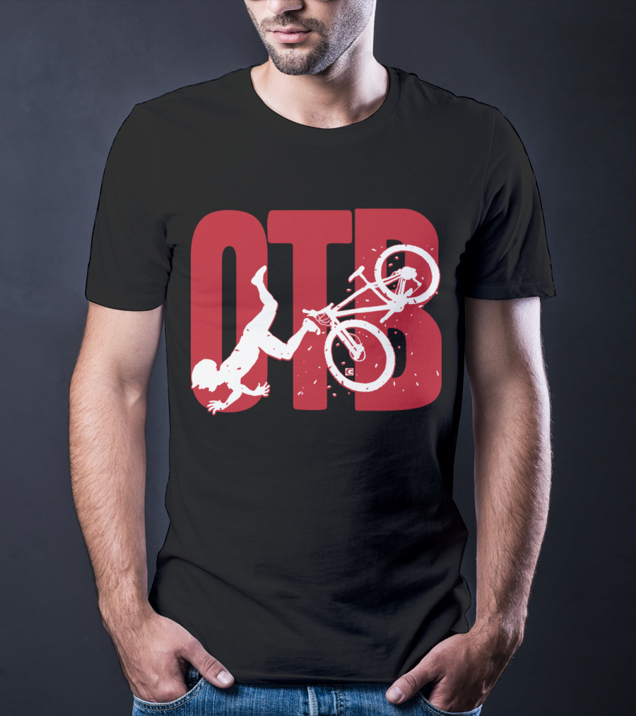 OTB Over The Bar Cyclist Flip Stunt T-Shirt