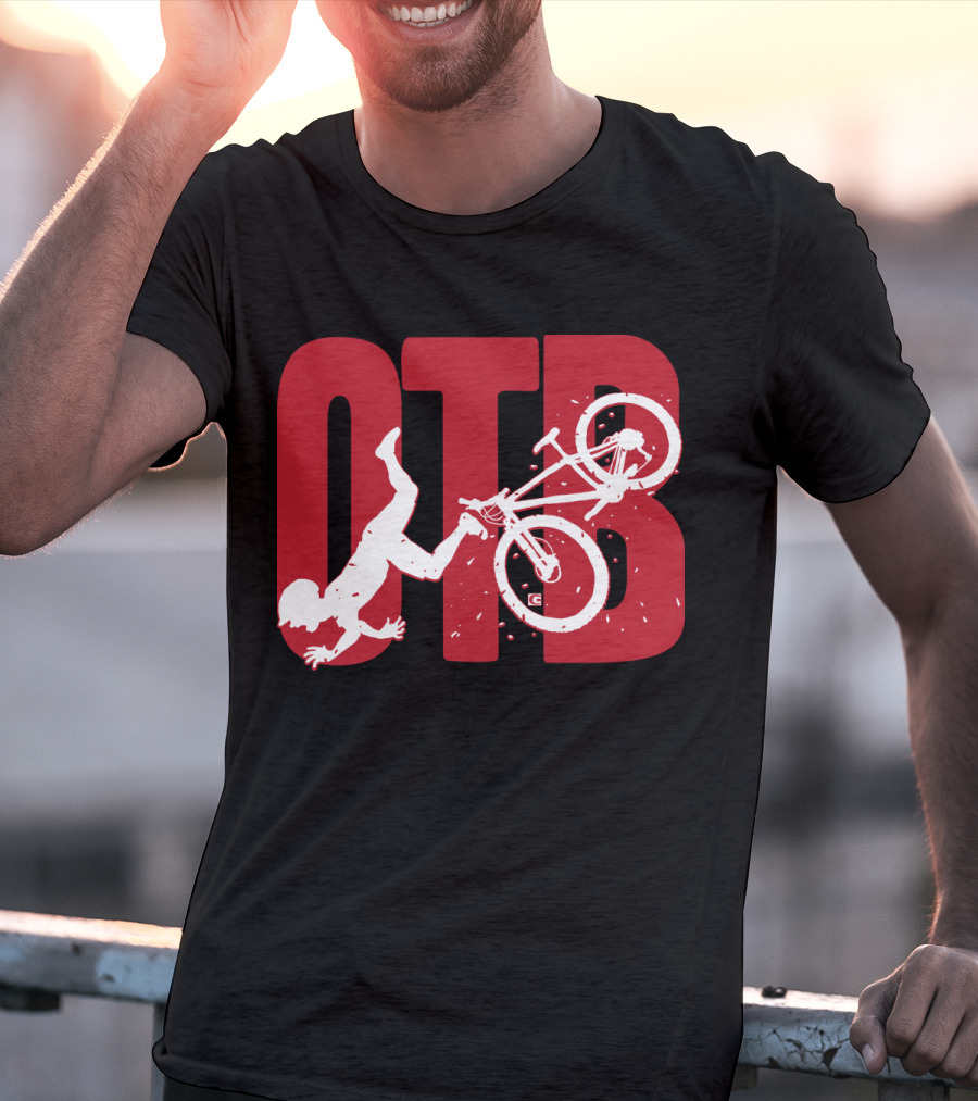 OTB Over The Bar Cyclist Flip Stunt T-Shirt