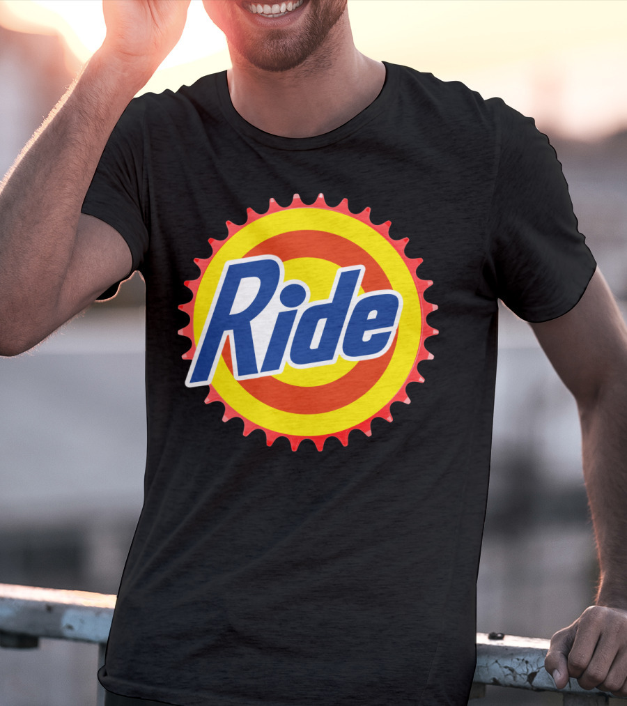 Ride Clean Cycling Gear Bottle Cap T-Shirt