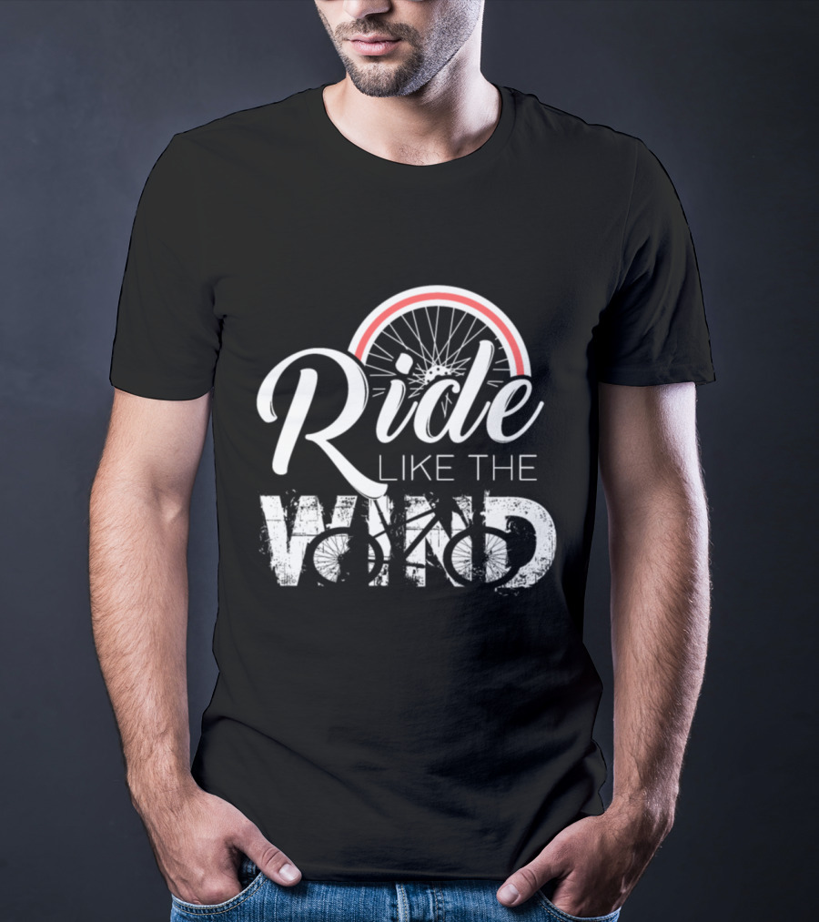 Ride Like The Wind Fast Bicycle Wheel Elements T-Shirt