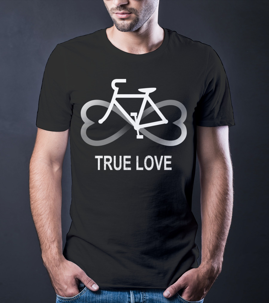 True Love Bike Infinity Hearts T-Shirt