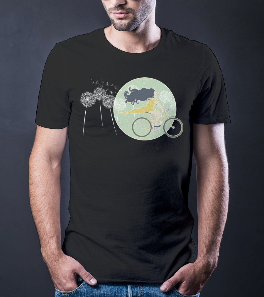 Ventura Highway Cycling Dandelion Dreamscape T-Shirt
