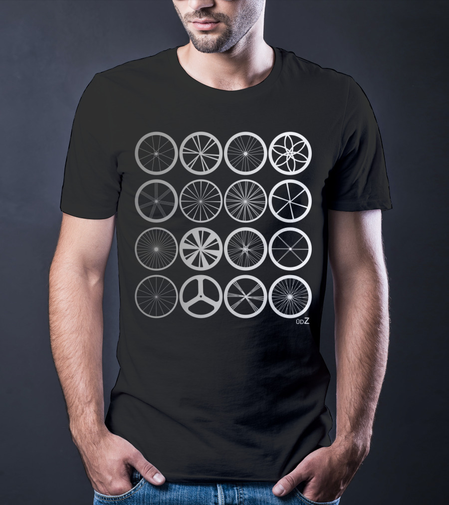 Wheels Land Corporation 0D Z Iconic Wheel T-Shirt