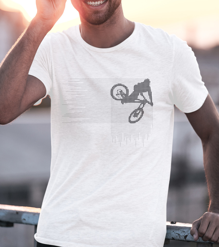 BMX Whip Contest Bike Stunt Pixel T-Shirt