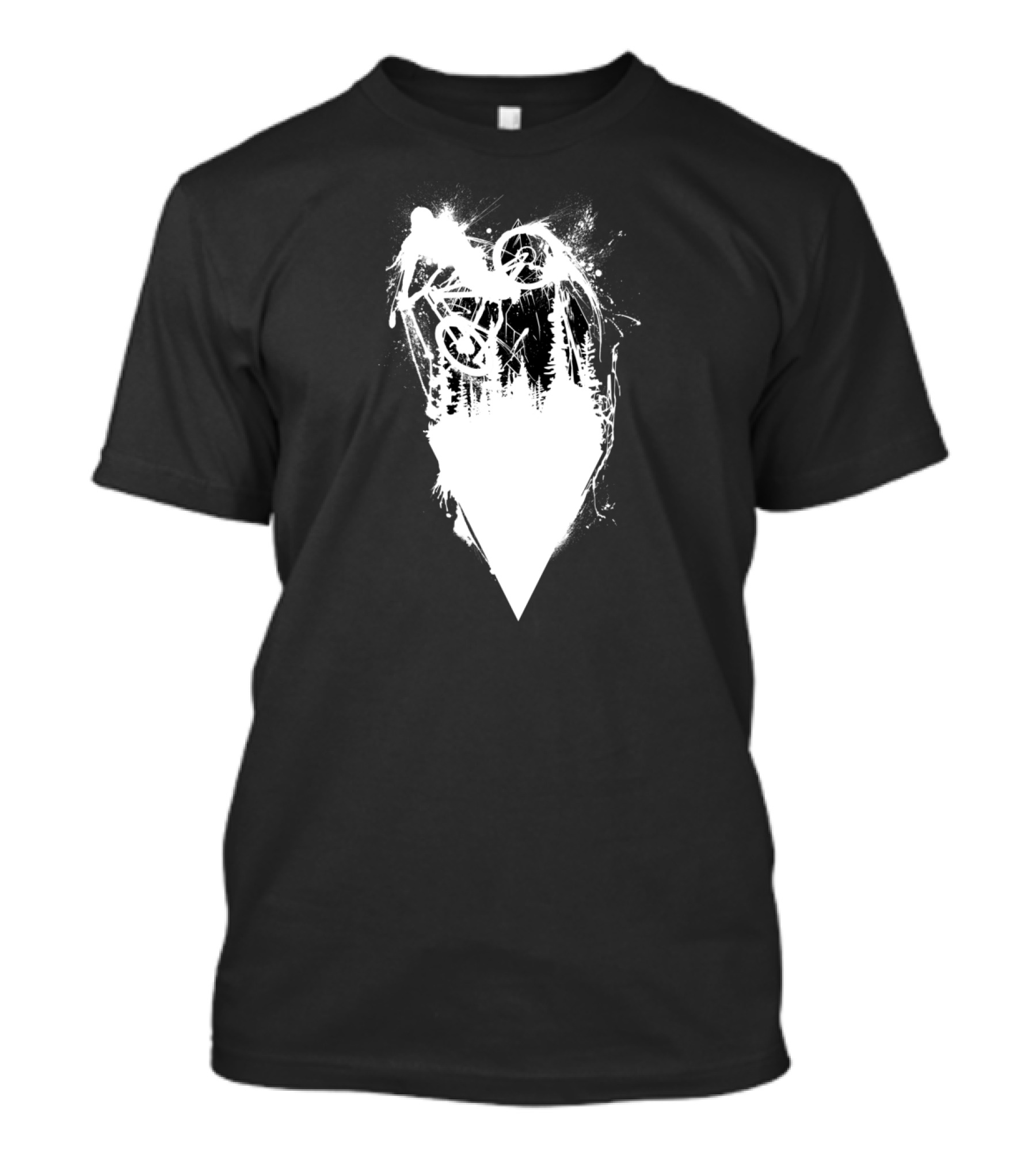Whip Ink White BMX Forest T-Shirt