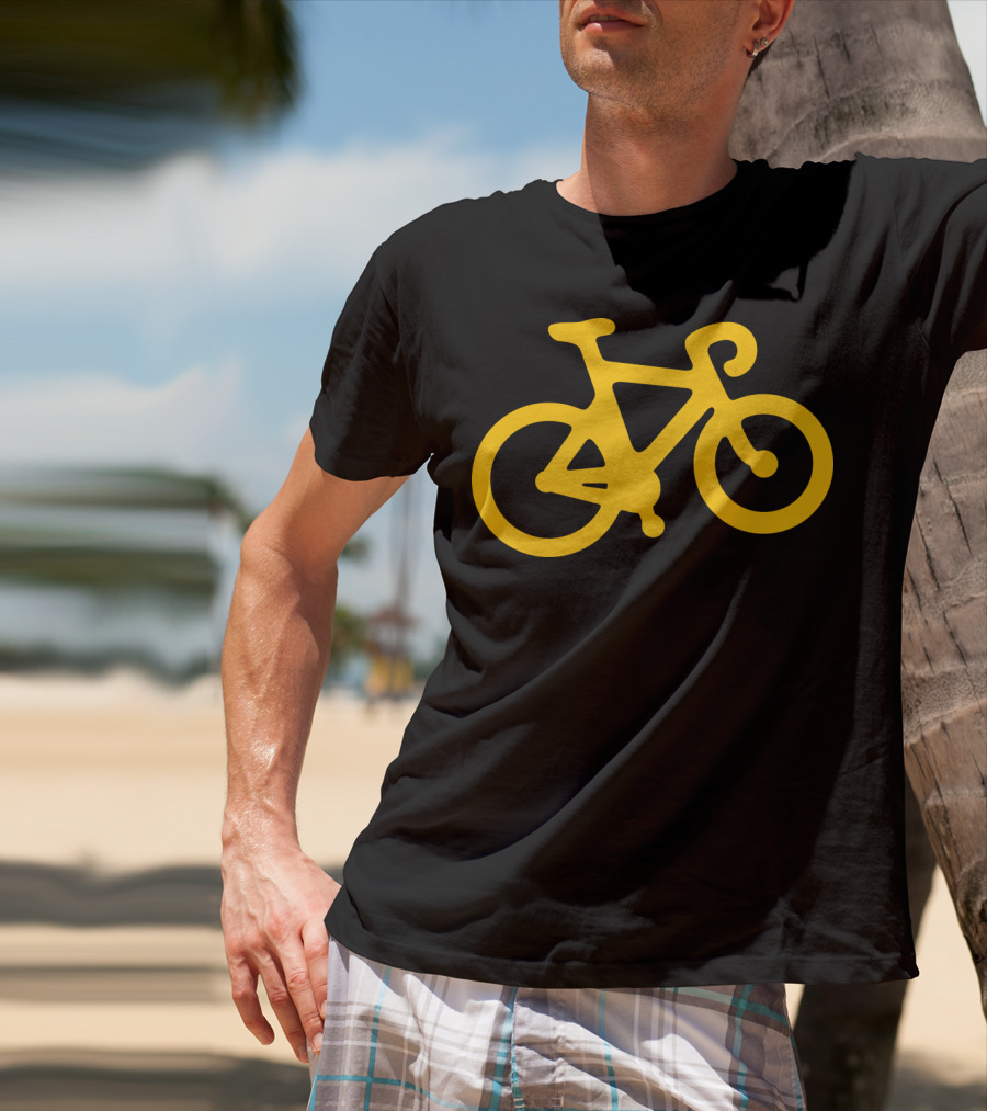 Yellow Road Bike T-Shirt