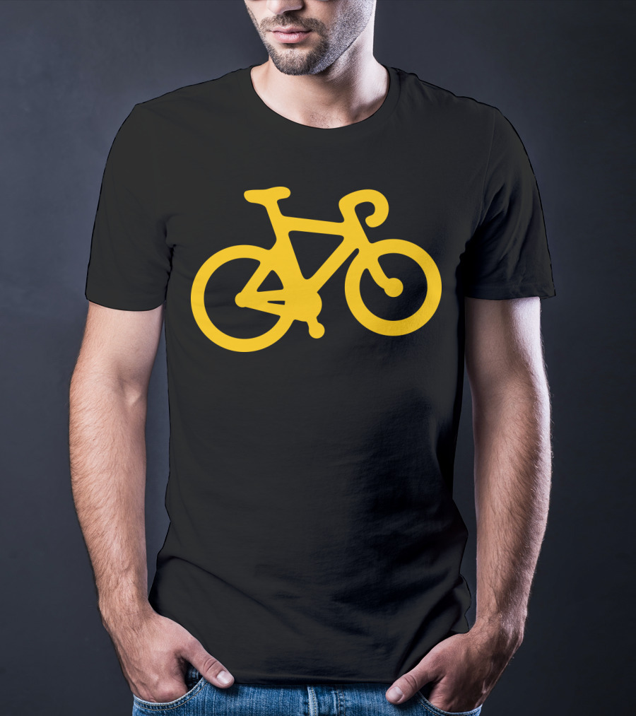 Yellow Road Bike T-Shirt