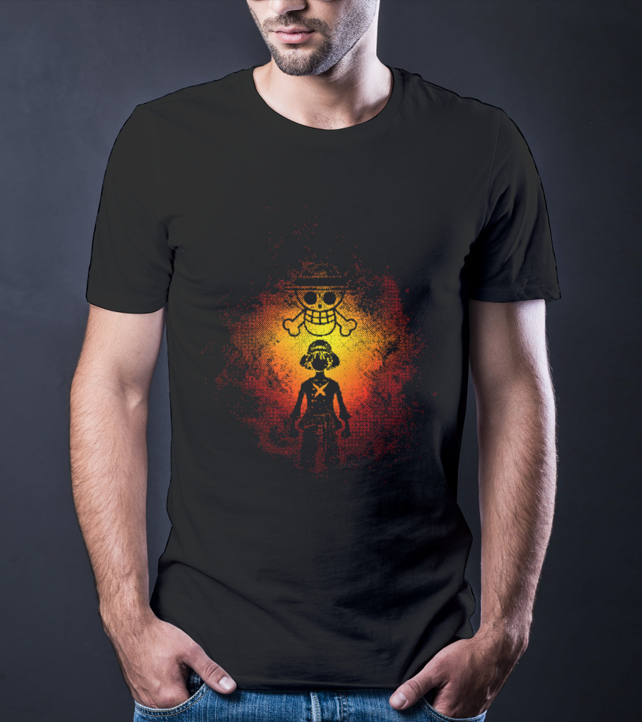 ONE PIECE Straw Hat Pirate Jolly Roger T-Shirt