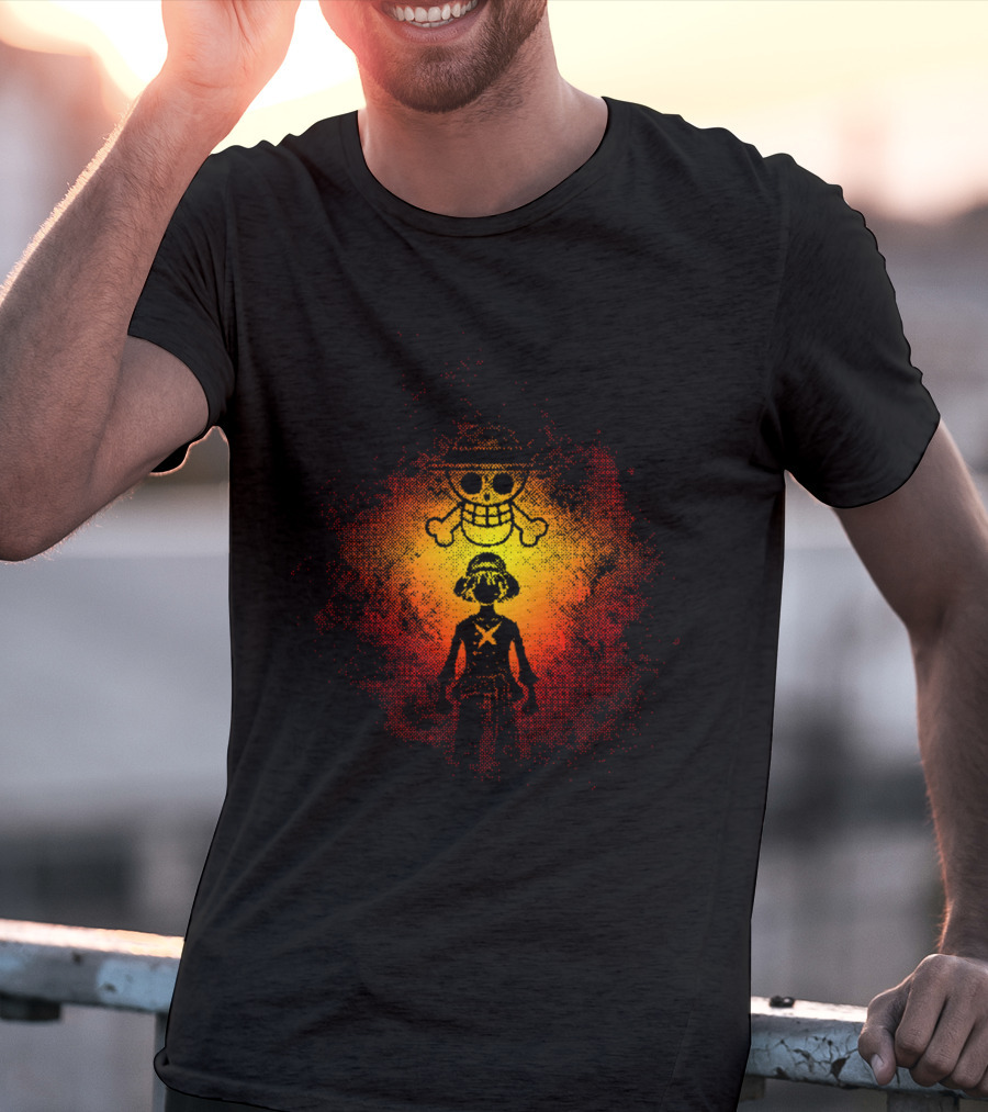 ONE PIECE Straw Hat Pirate Jolly Roger T-Shirt