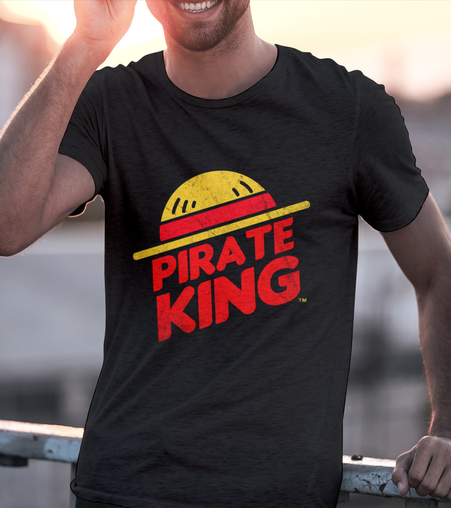 PIRATE KING Straw Hat Anime T-Shirt