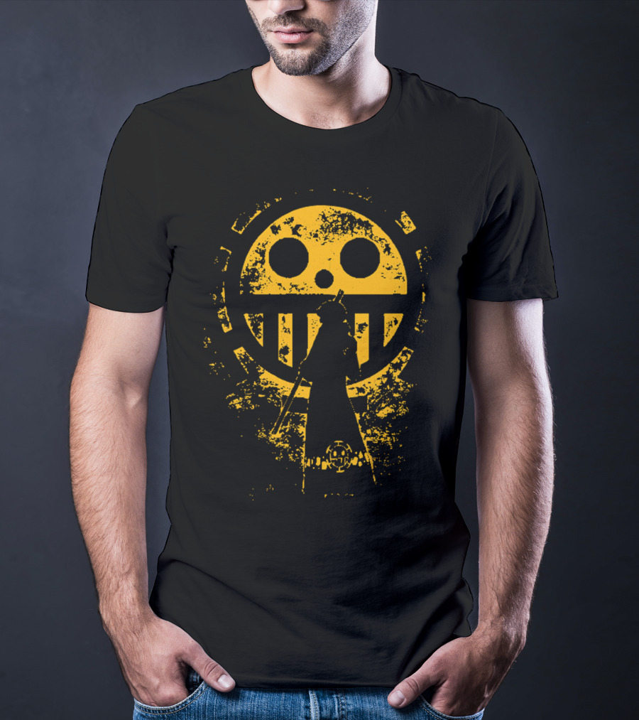 Trafalgar D. Water Law Heart Pirates Jolly Roger Op Op One Piece Fan Gear T-Shirt