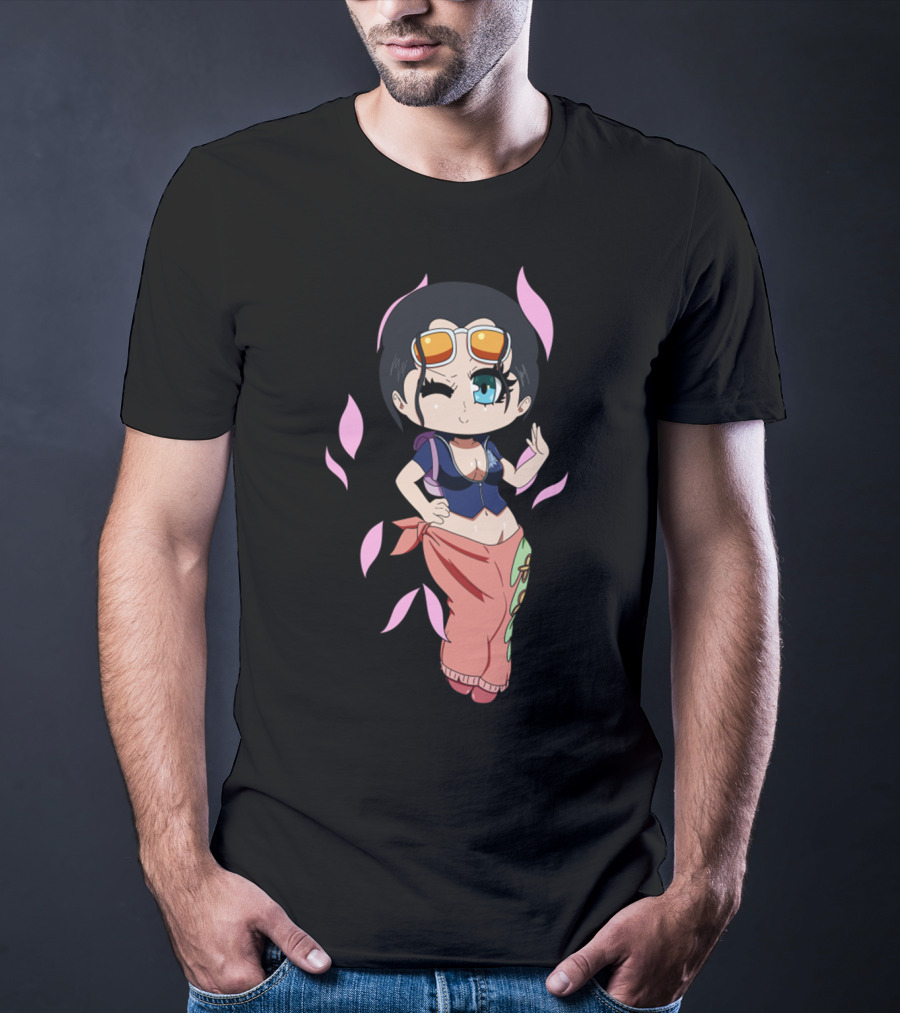 Demon Child Chibi Cute Character With Sunglasses And Pink Accents T-Shirt