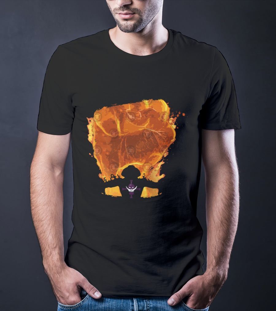 Fire Fist Ace Flaming Punch T-Shirt