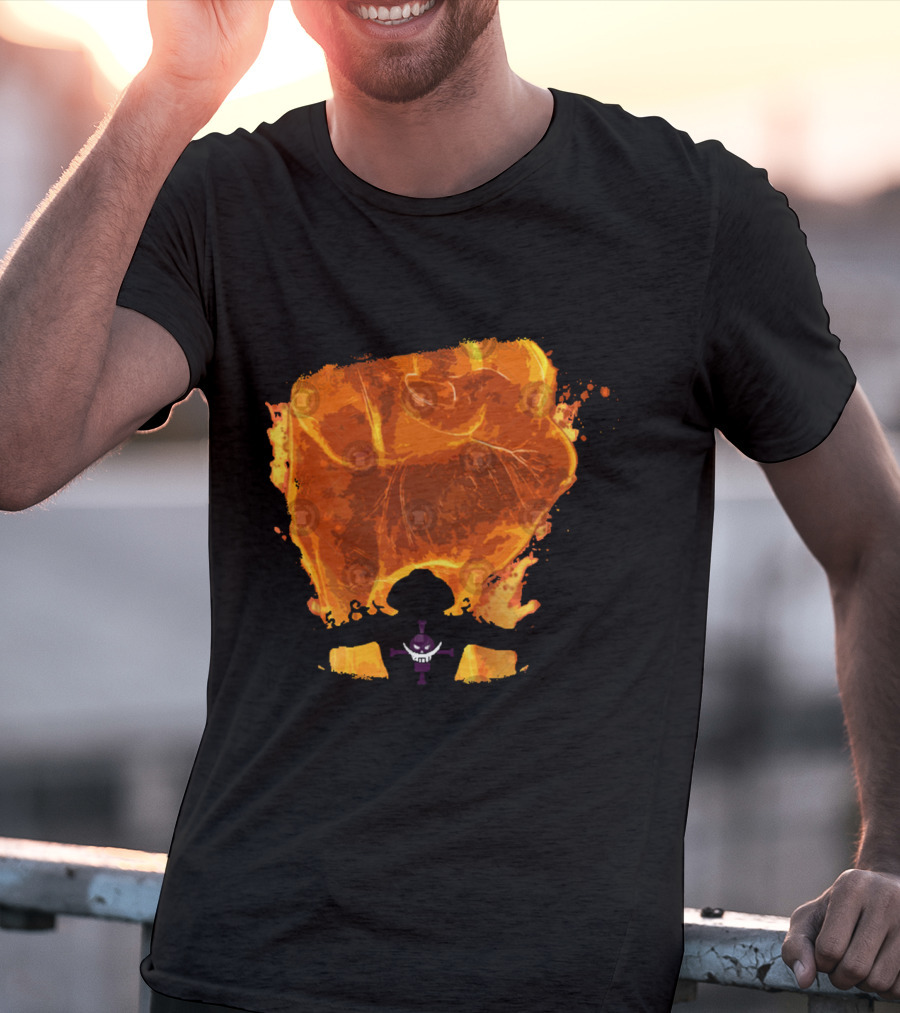 Fire Fist Ace Flaming Punch T-Shirt