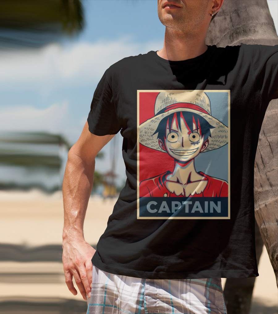 Luffy Captain Straw Hat T-Shirt