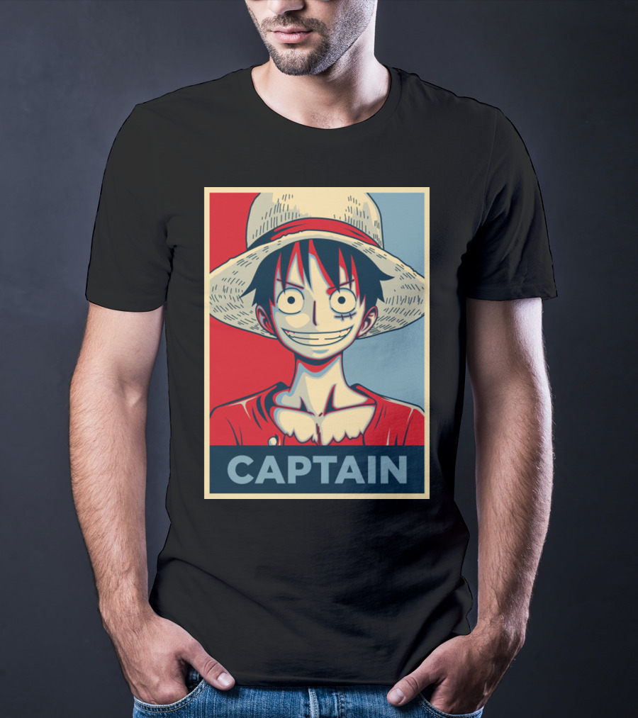 Luffy Captain Straw Hat T-Shirt