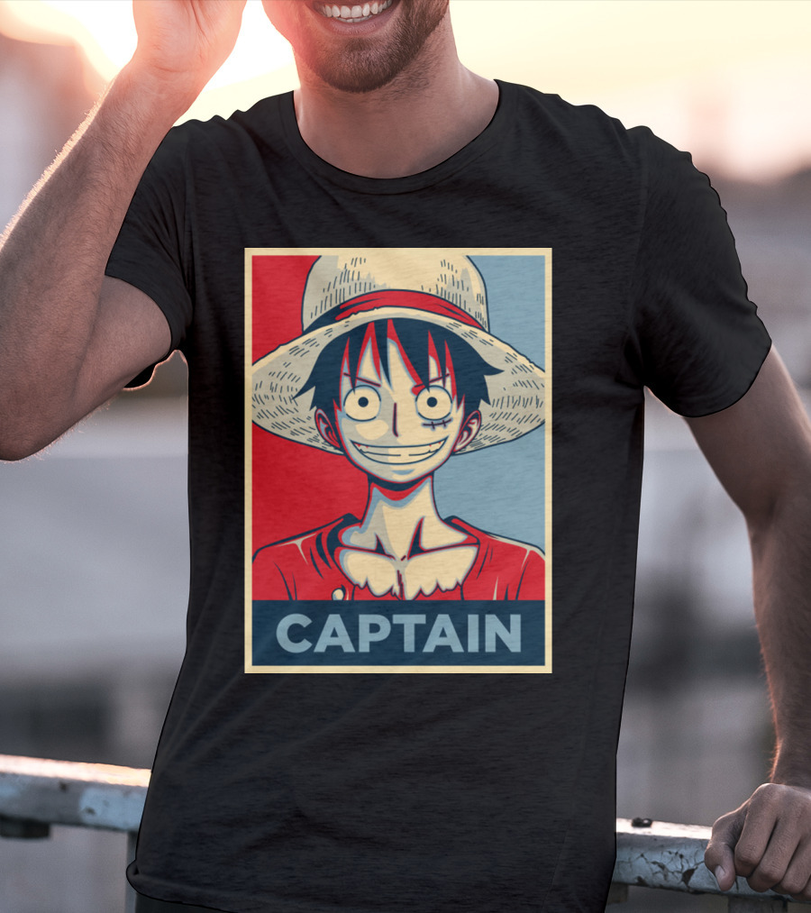 Luffy Captain Straw Hat T-Shirt