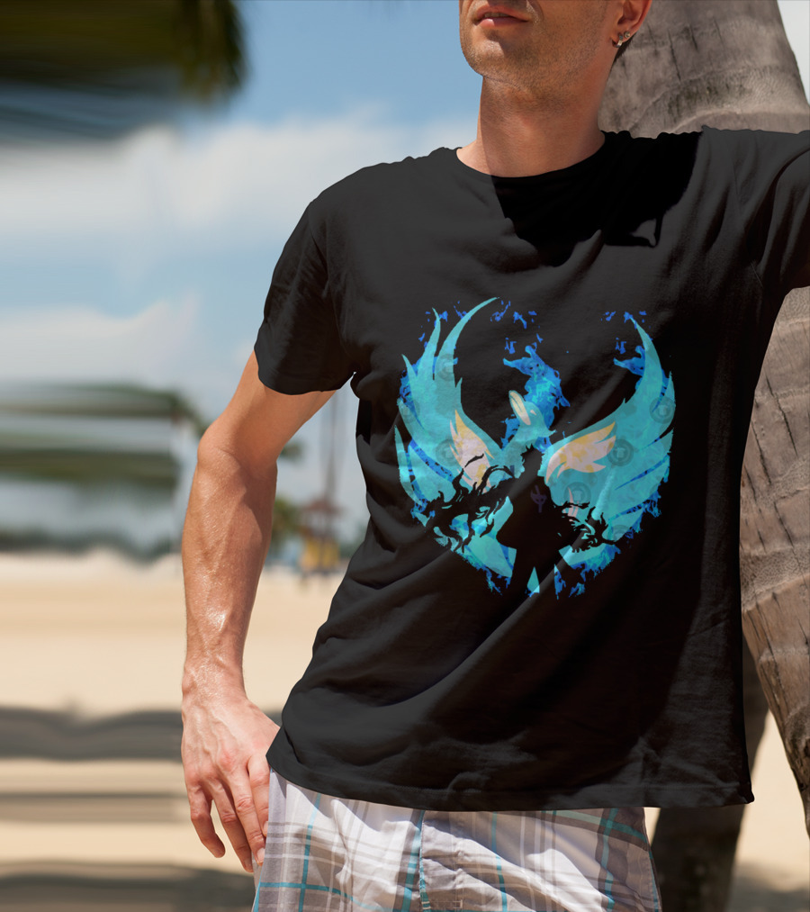 Marco The Phoenix Blue Flame Mastery Guardian Transformation T-Shirt