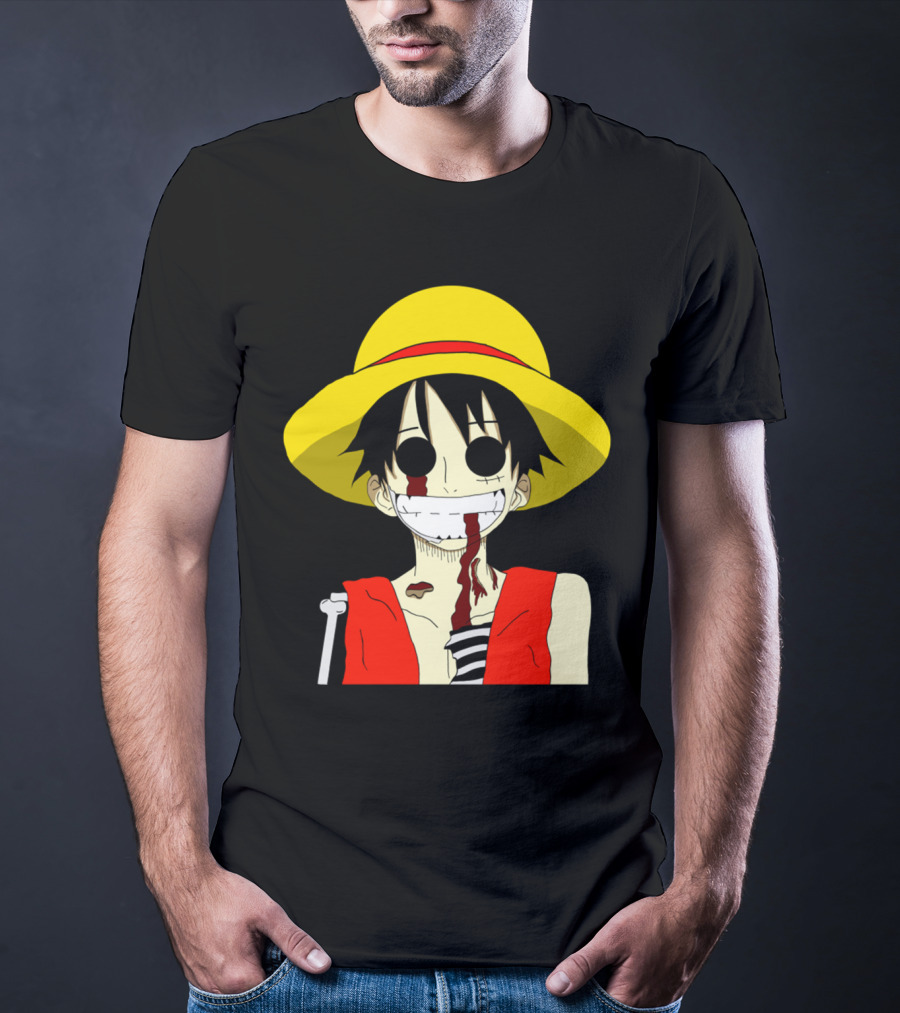 Monkey D Zombie One Piece Straw Hat Luffy T-Shirt