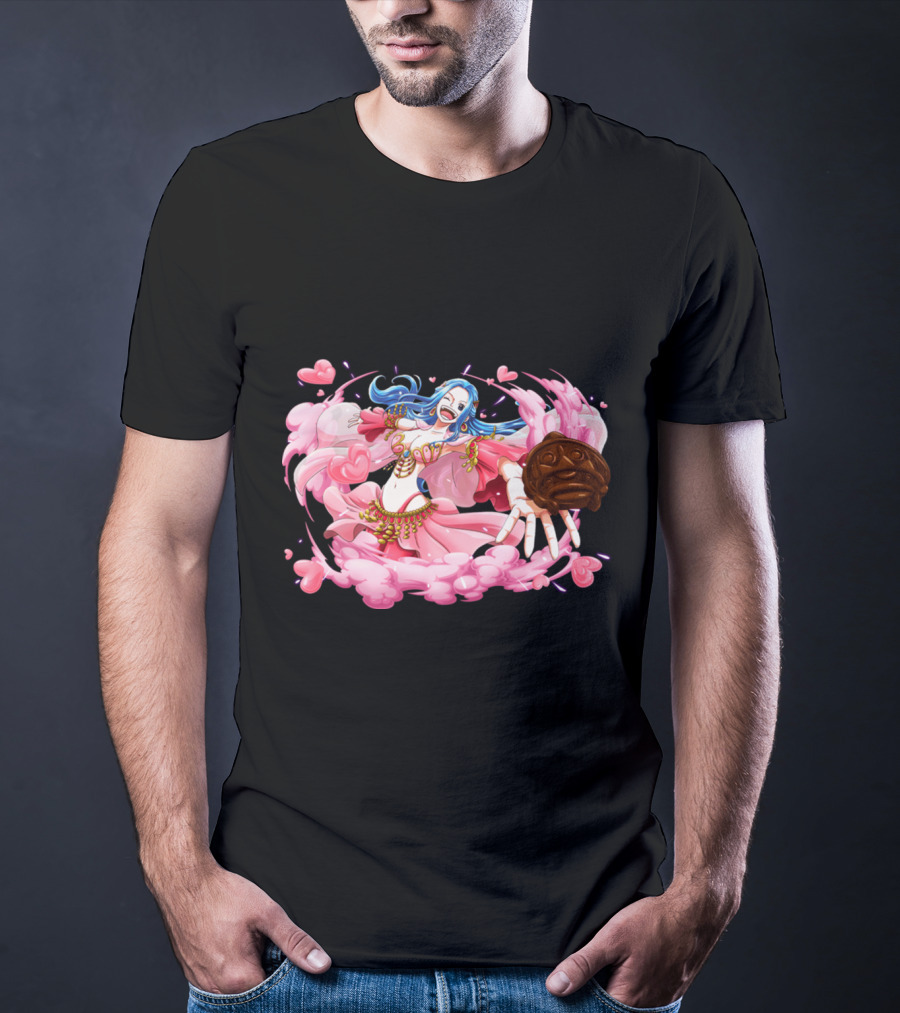 Nefeltary Vivi Princess Of Alabasta One Piece Nefertari Vivi Nami Hearts Cloud Dress T-Shirt