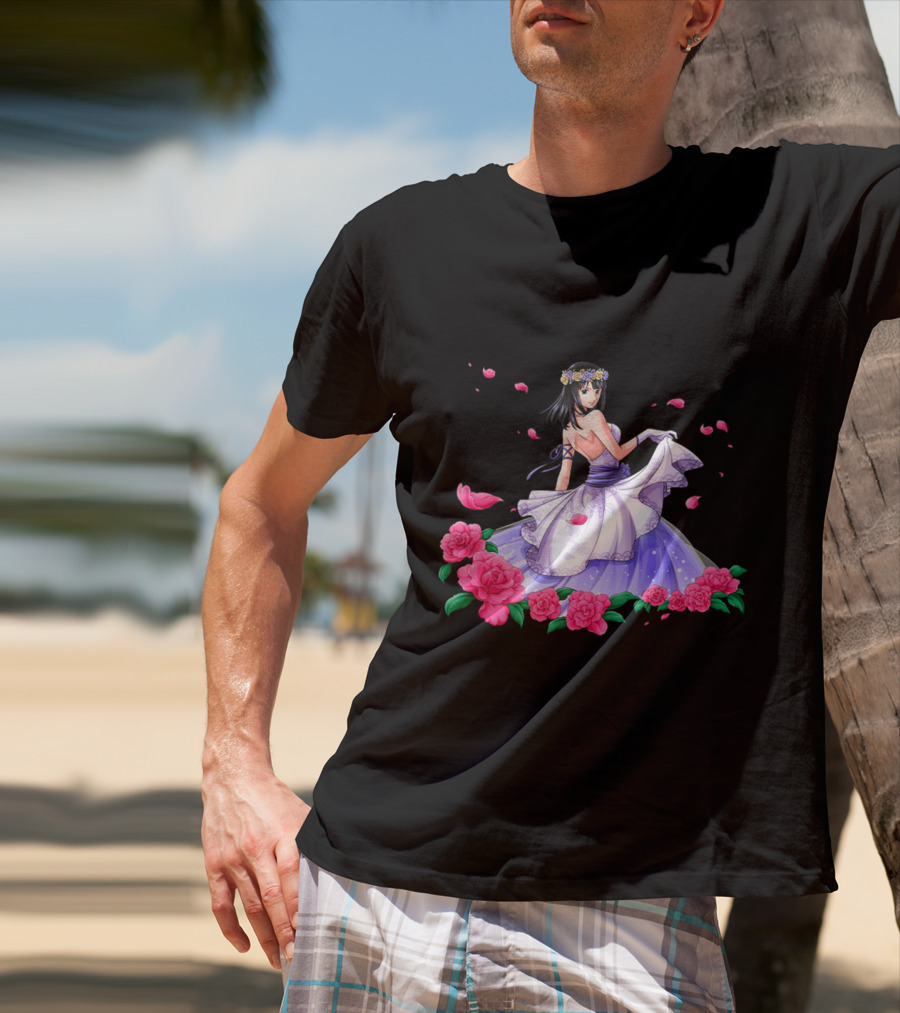 Nico Robin Floral Gown Scene One Piece T-Shirt