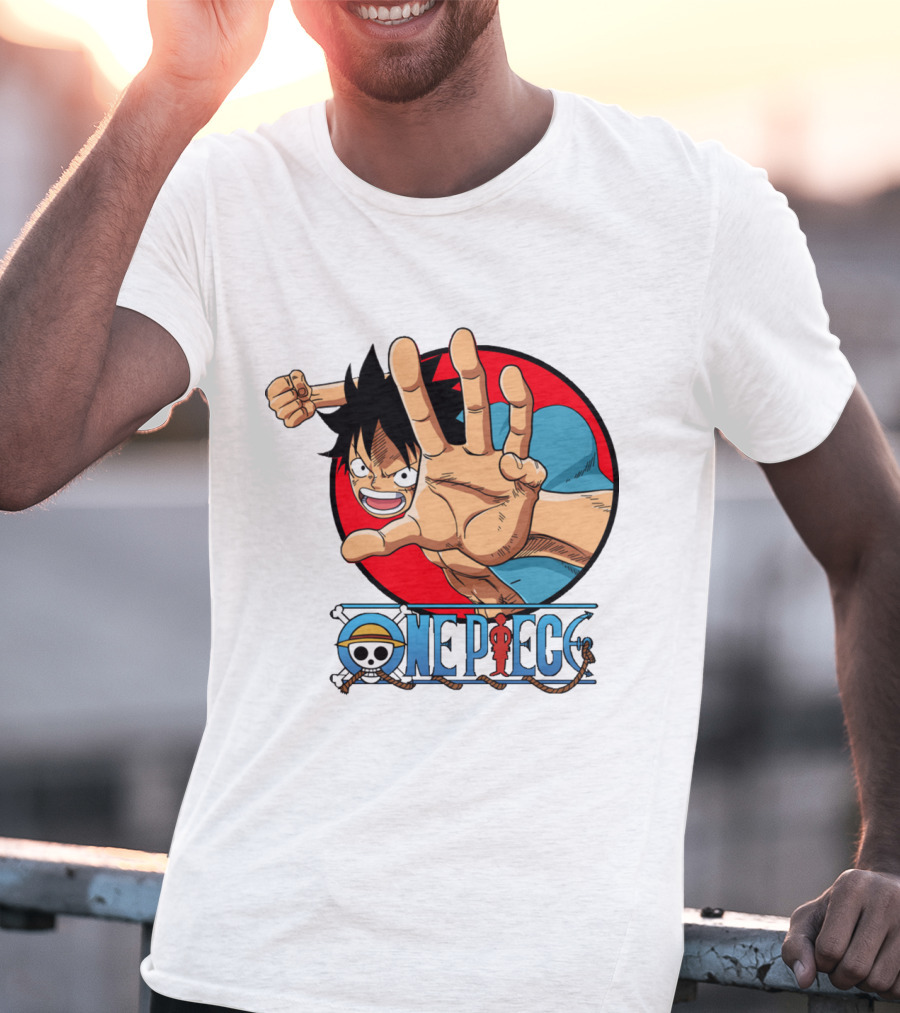 Luffy One Piece Manga Anime Adventure Iconic Skull T-Shirt