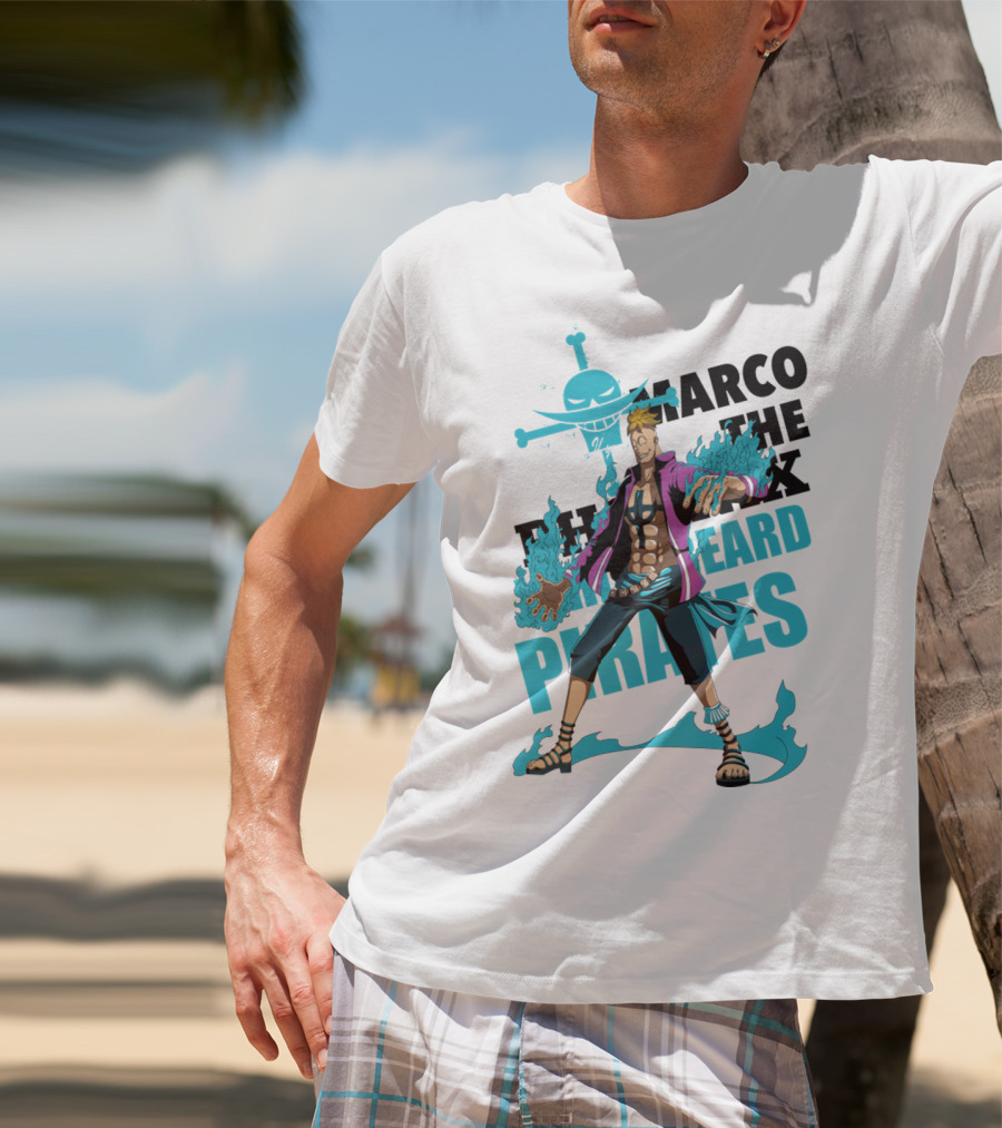 Marco The Phoenix Whitebeard Pirates One Piece T-Shirt